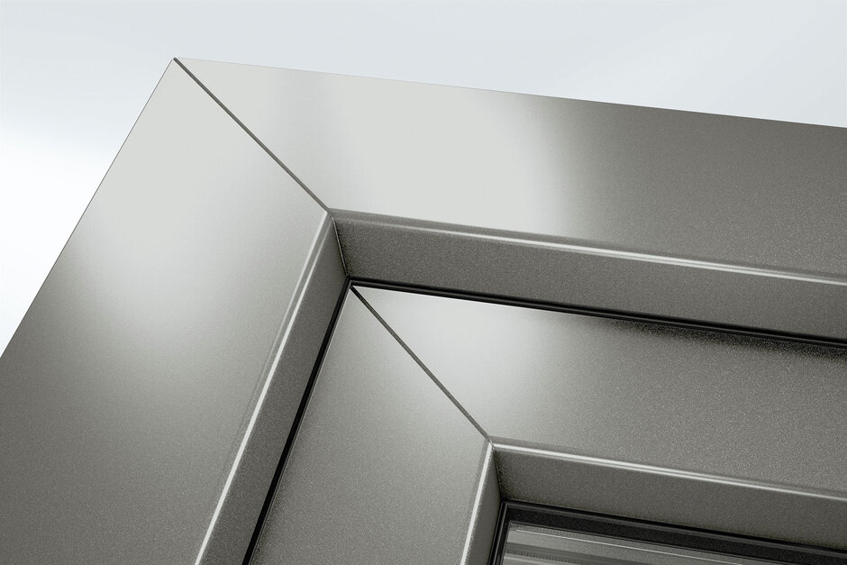 Kunststofffenster mit Alu Deckschale Kunststofffenster mit Deckschale aus Aluminium